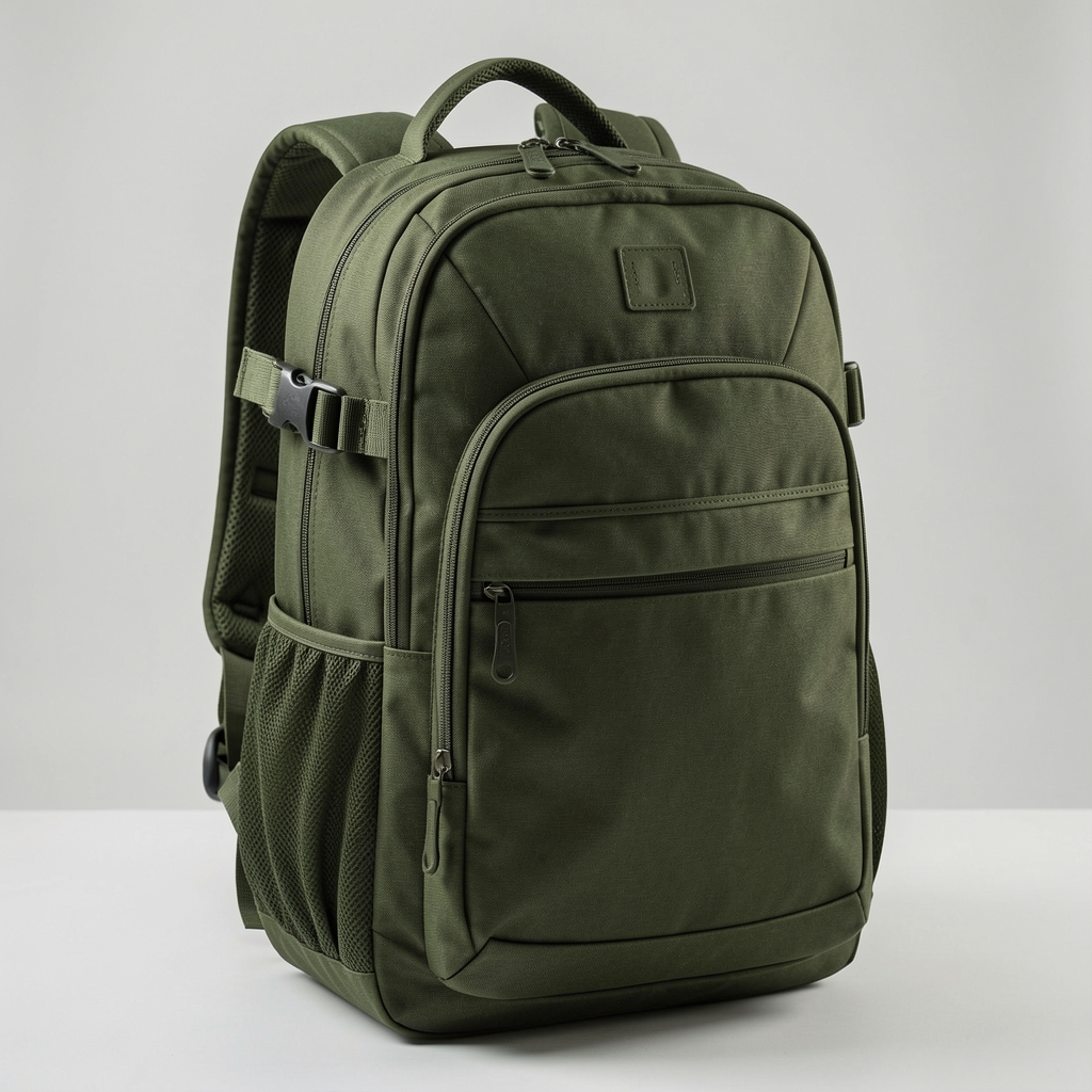 Osprey Farpoint 40 koyu yeşil seyahat sırt çantası yan erişim kapak tüm bölmeler açık